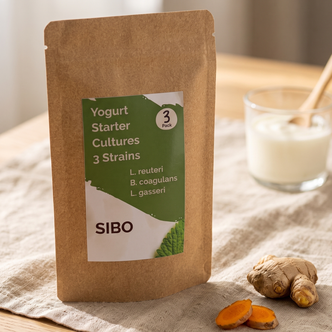 Rebuild the microbiome with lost species – With yogurt from L. reuteri, L. gasseri, and B. coagulans - SIBO yogurt